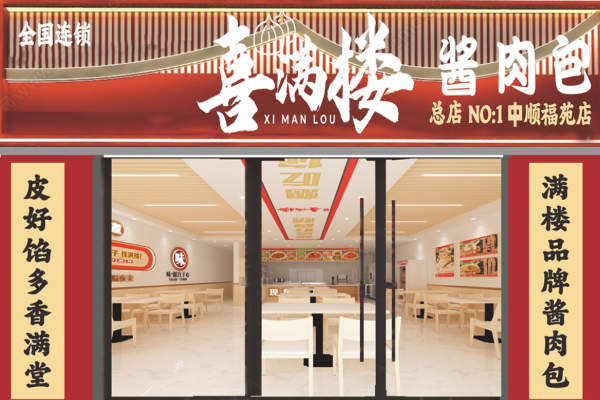 喜满楼酱肉包 喜满楼酱肉包